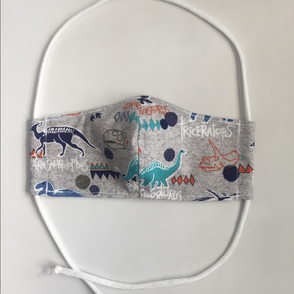 KIDS Handmade Face Mask w/nosewire/Filter Pocket